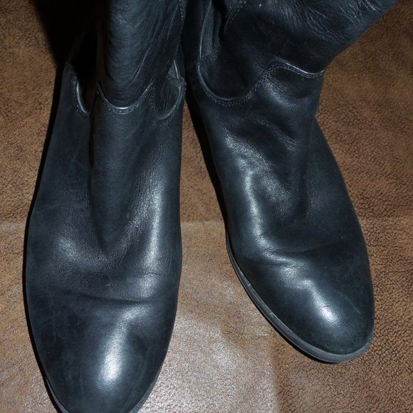*SOLD* Sam Edelman Paradox Black Leather Boots - Picture 3 of 5